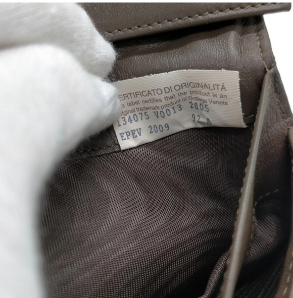 Bottega Veneta Intrecciato Leather Tri Fold Wallet - Picture 13 of 13